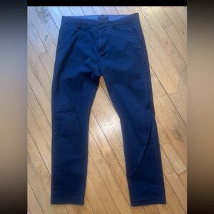 Banana Republic Men's Dark Blue Chinos